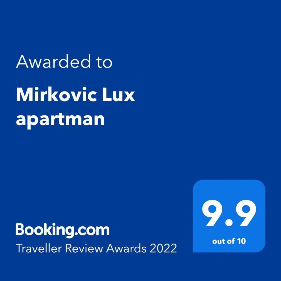 Mirkovic Lux Apartman Ni Exterior foto